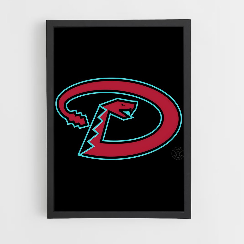 Poster Atlanta Thunderstorm – affiche Baseball (vue 2)